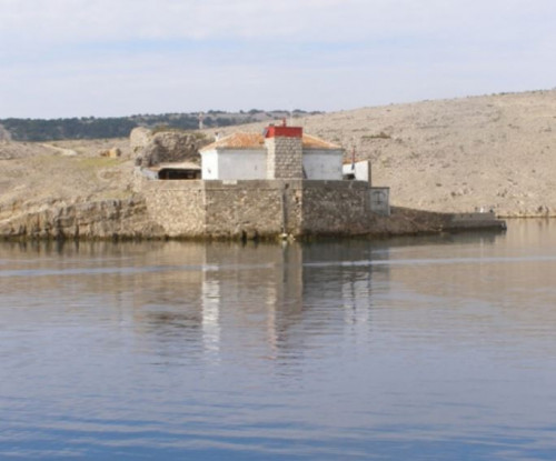 Lighthouse cape Vošćica, island Krk